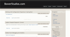 Desktop Screenshot of bowerstudios.com